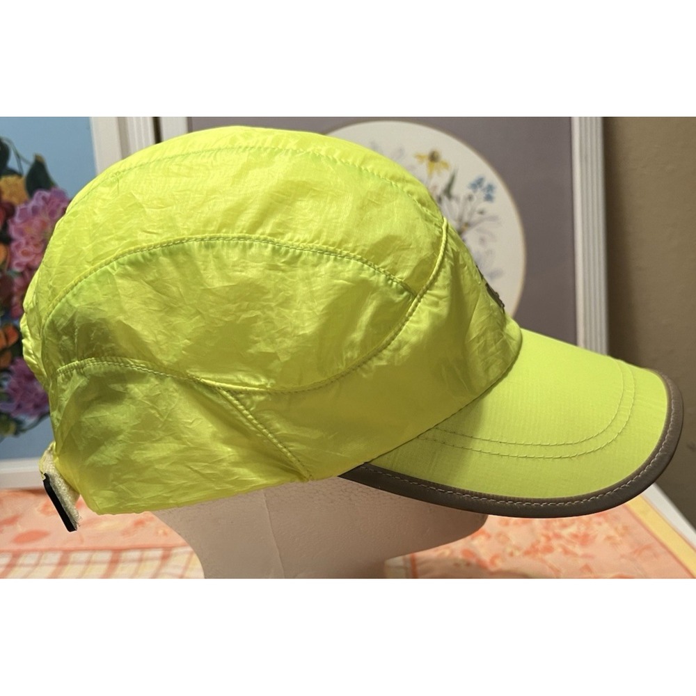 Pearl Izumi Bright Yellow Barrier Lite Reflective Running Cycling Cap Hat Sz‎ L